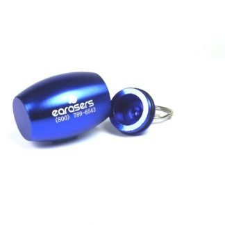 Earasers Keychain Stash-Can Waterproof Carry Case - opened