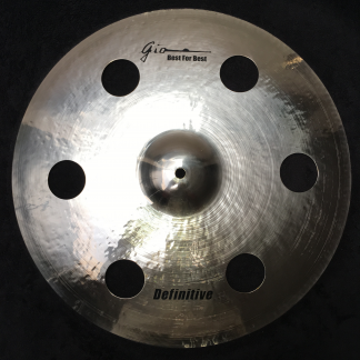 GIO Cymbals - Best For Best - DEFINITIVE 18" INCH HOLEY CRASH CYMBAL