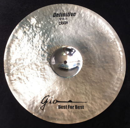 GIO Cymbals - Best For Best - DEFINITIVE 19" INCH CRASH CYMBAL