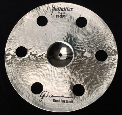 GIO Cymbals - Best For Best - DEFINITIVE 19" INCH HOLEY CRASH CYMBAL