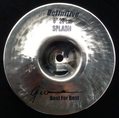 GIO Cymbals - Best For Best - DEFINITIVE 8" INCH SPLASH CYMBAL