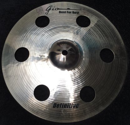 GIO Cymbals - Best For Best - DEFINITIVE 12" INCH HOLEY SPLASH CYMBAL