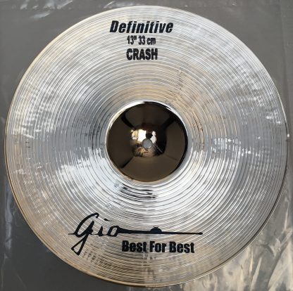 GIO Cymbals - Best For Best - DEFINITIVE 13" INCH CRASH CYMBAL